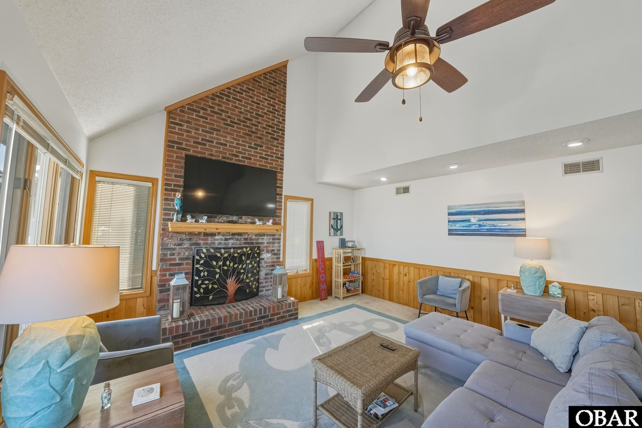 105 North Water Street Point Harbor, NC 27964 - Photo 5 of 50 Brick Fireplace