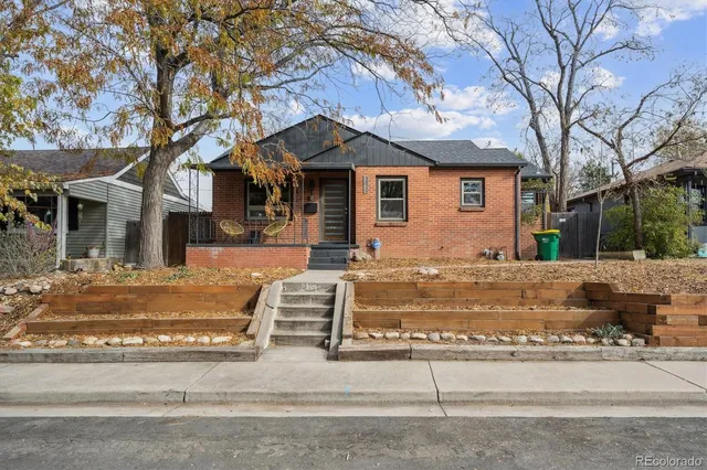 front view of house with a street