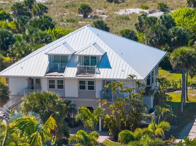 a house view with a garden space