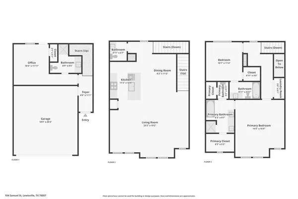 $2,750 | 104 Samuel Street, Lewisville, TX 75057