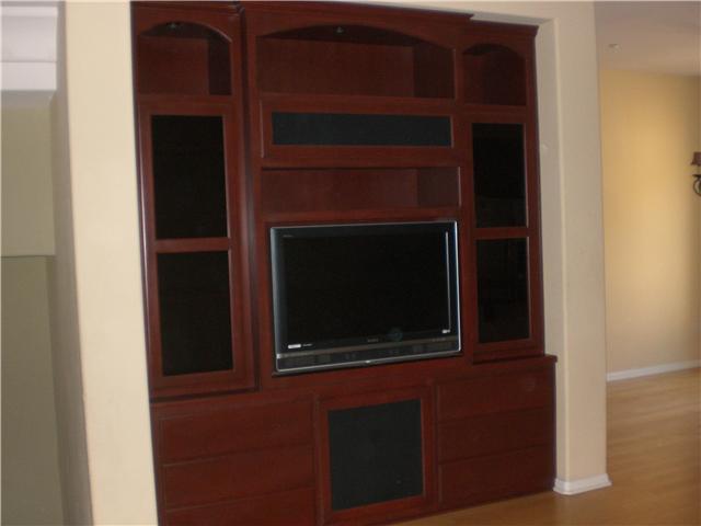 Built-In Entertainment Center with TV