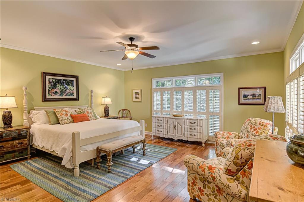 8065 Lasater Road Clemmons, NC 27012 - Photo 18 of 39 Primary bedroom with new hickory floors
