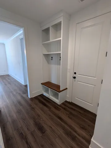 wooden floor in an empty room