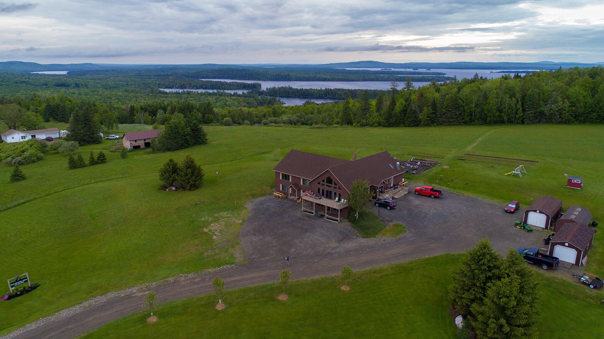 341 Highway 1 Weston, ME 04424 - Photo 13 of 107 Aerial overview...