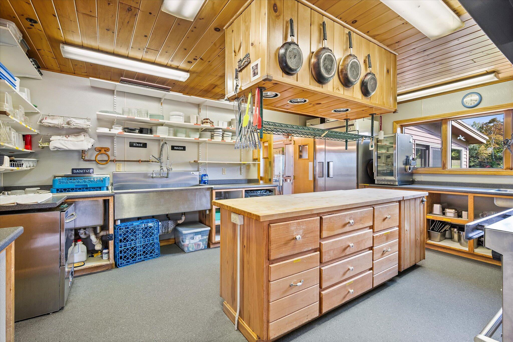 341 Highway 1 Weston, ME 04424 - Photo 39 of 107 Commercial kitchen...