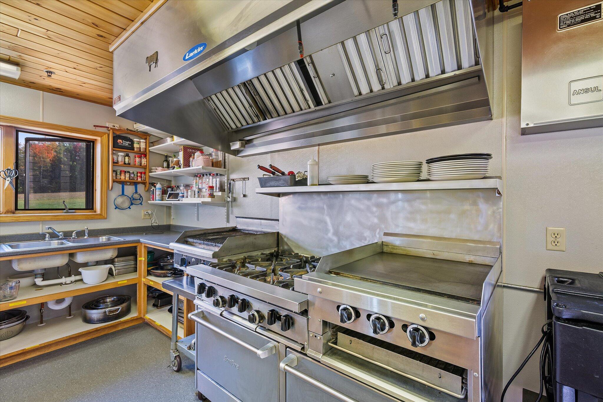 341 Highway 1 Weston, ME 04424 - Photo 40 of 107 Commercial kitchen...