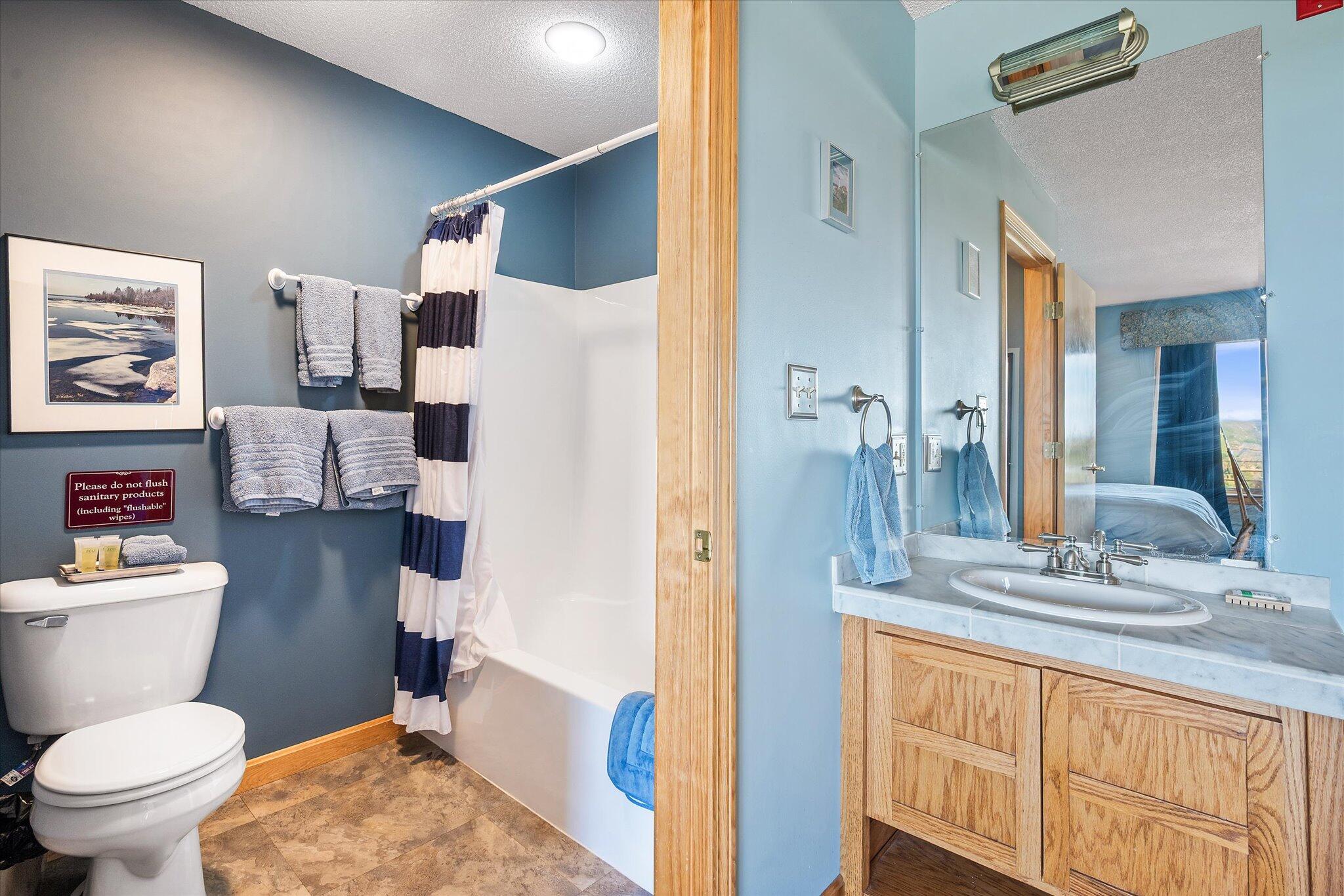 341 Highway 1 Weston, ME 04424 - Photo 77 of 107 Maine Room Bathroom...