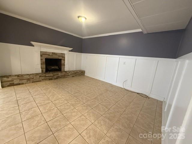 2205 Olde Well Road Hudson, NC 28638 - Photo 16 of 23 a view of an empty room and a fireplace