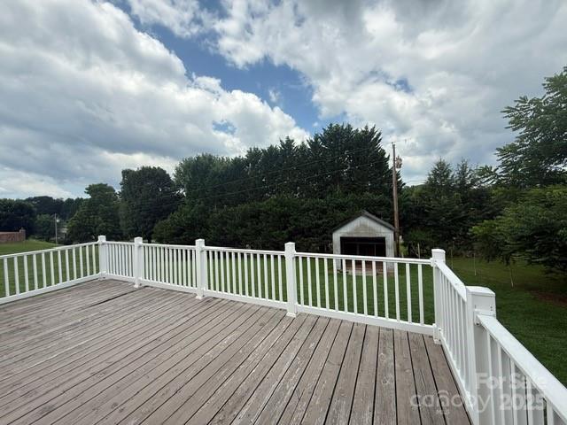 2205 Olde Well Road Hudson, NC 28638 - Photo 22 of 23 a view of deck with wooden floor and fence