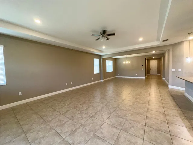 a view of a hallway with a window