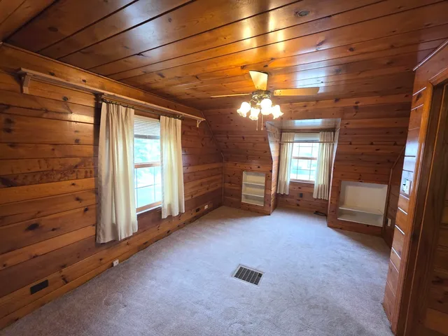 a view of a room with closet