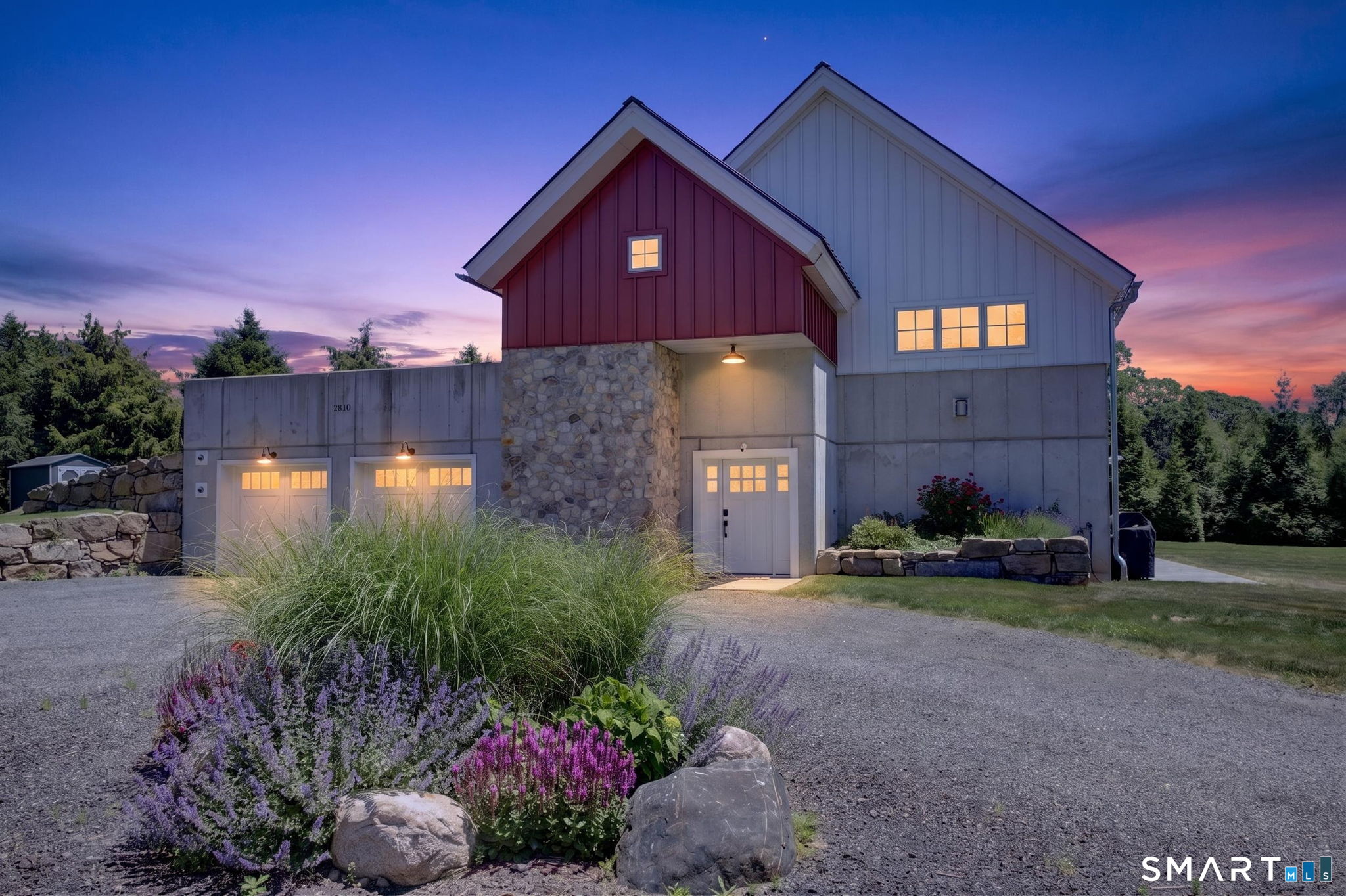 Exquisite Custom Designed 3 Bedroom, 2 and 1/2 Bath Home Nestled on 7.3 Manicured Acres.