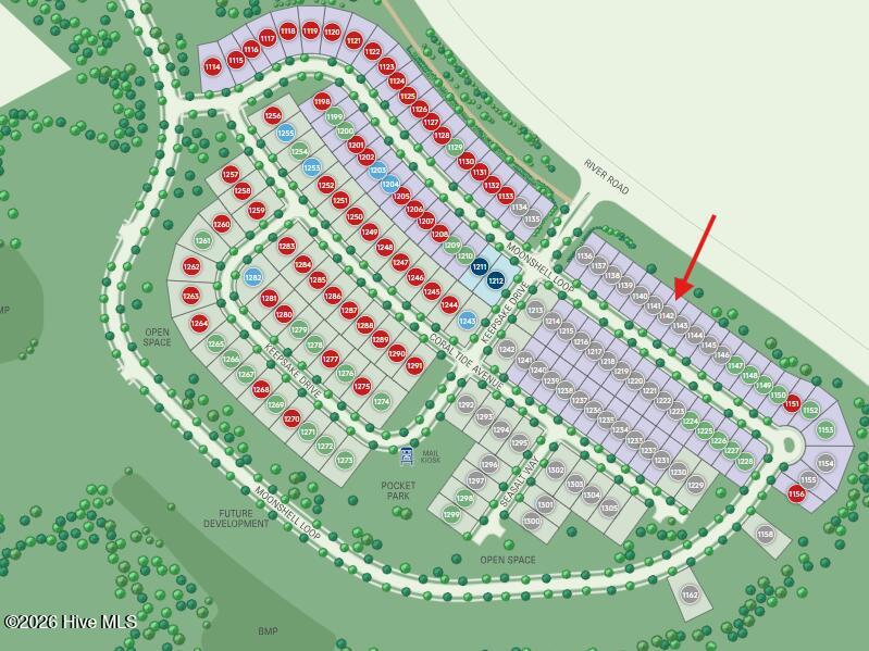 5956 Moonshell Loop Wilmington, NC 28412 - Photo 2 of 20 Lot Map of 1142