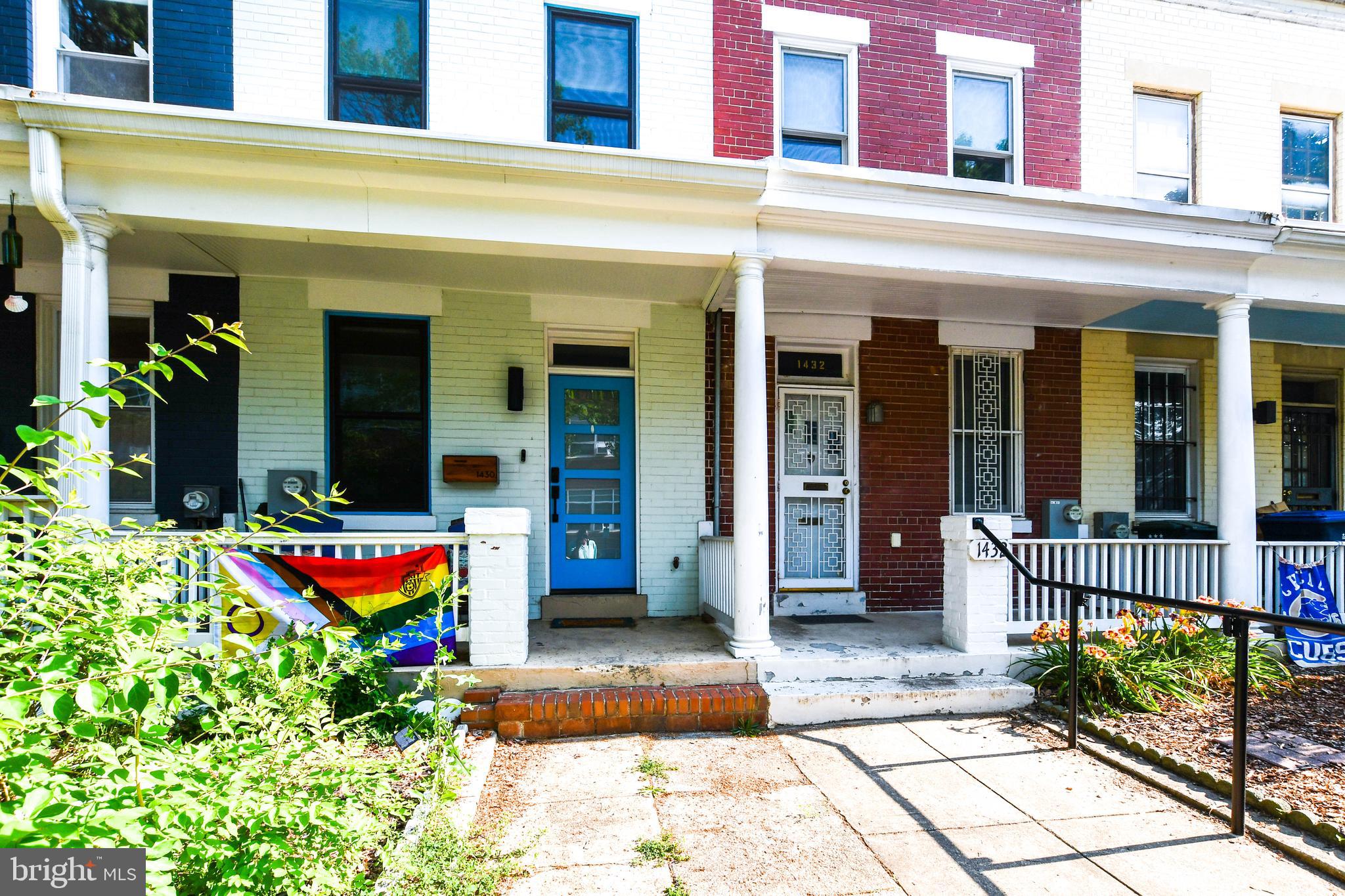 1432 C Street Southeast Washington, DC 20003 - Photo 4 of 48 a front view of a building with the garden