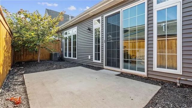 a view of an outdoor space and a window