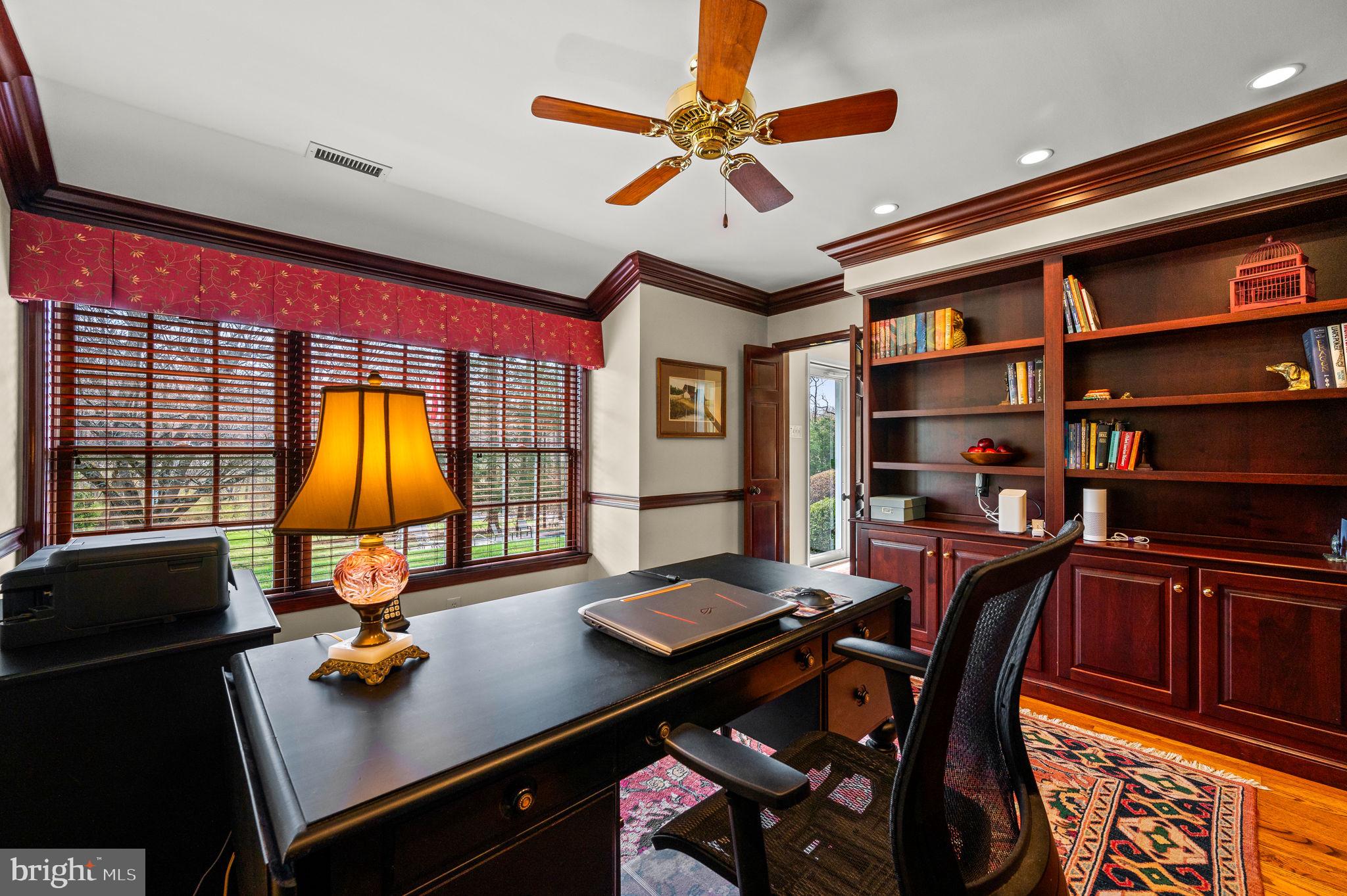 182 Grubb Road Malvern, PA 19355 - Photo 14 of 69 a view of a workspace with furniture and a window