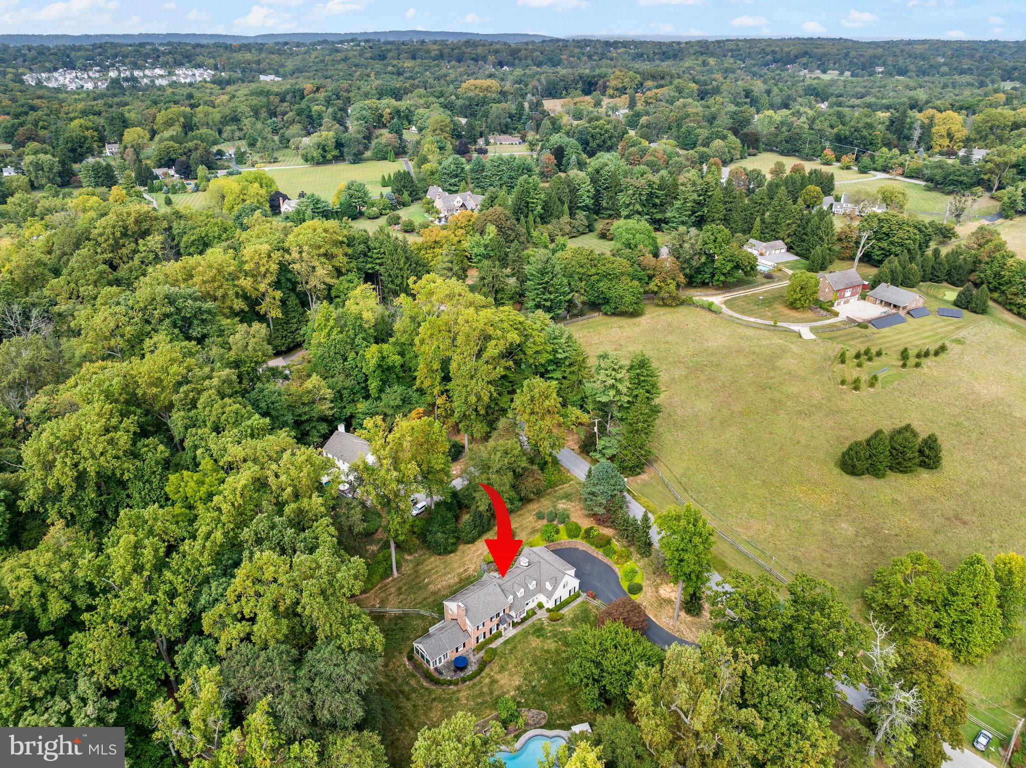 182 Grubb Road Malvern, PA 19355 - Photo 69 of 69 an aerial view of a houses with a yard