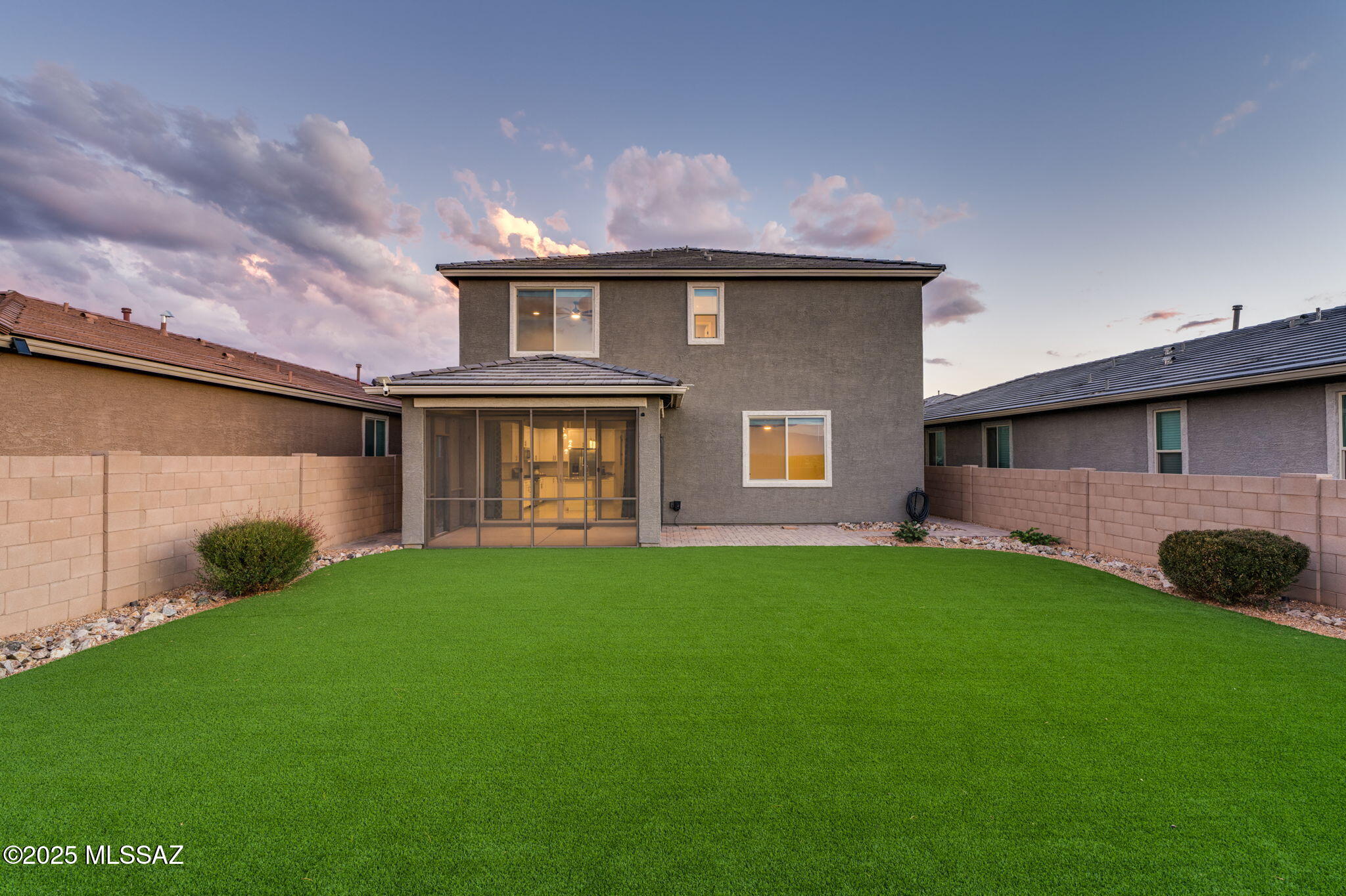 12100 East Ryscott Circle Vail, AZ 85641 - Photo 44 of 53 a front view of a house with garden