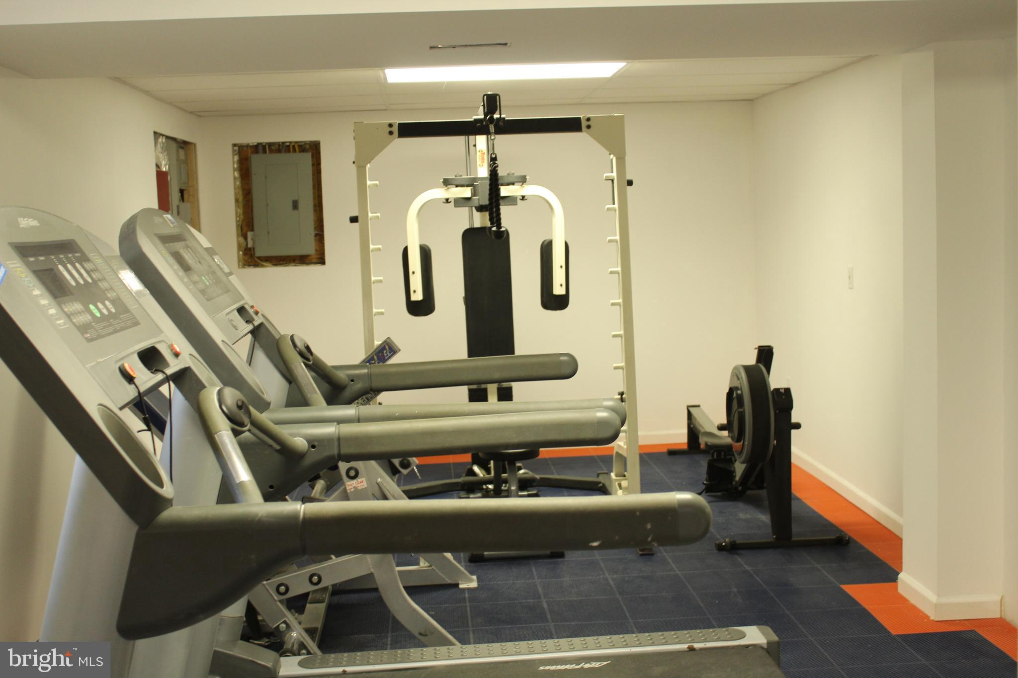 8385 Maryland Road Pasadena, MD 21122 - Photo 12 of 21 Basement gym area plus an area to the right