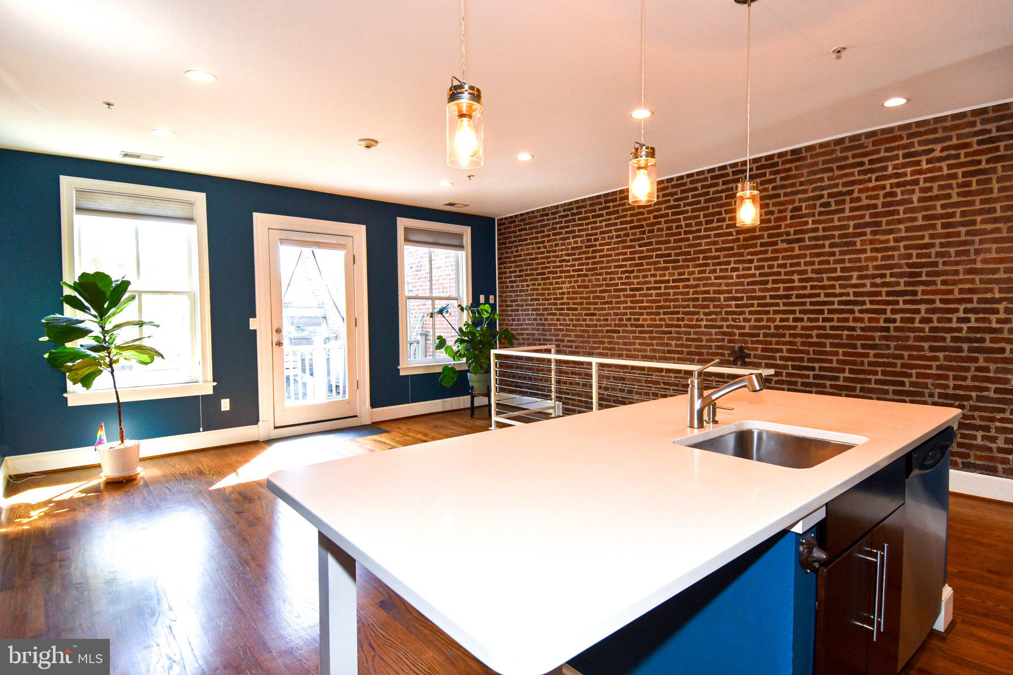 1316 9th Street Northwest Washington, DC 20001 - Photo 1 of 44 Chic urban loft with exposed brick.