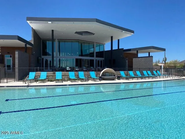 a view of a park with slide