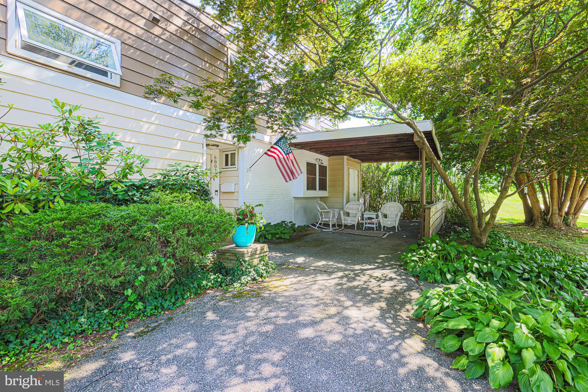 6807 Pimlico Drive Baltimore, MD 21209 - Photo 58 of 77 Private Wooded Exterior