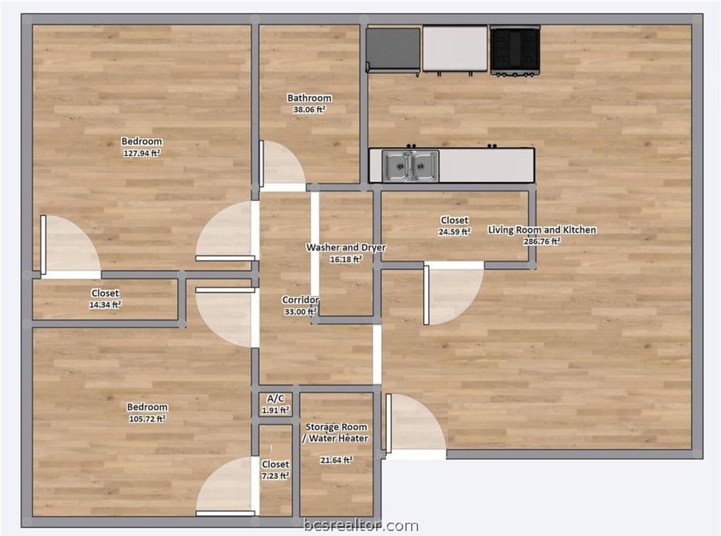 2712 Evergreen Circle Bryan, TX 77801 - Photo 30 of 30 Floor plan