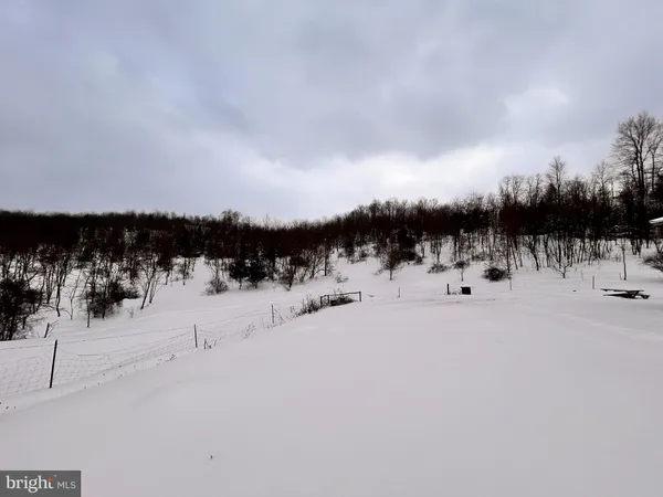 a street view covered with snow