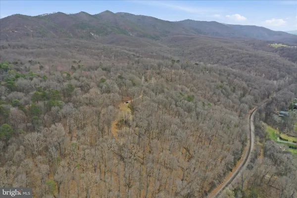 a view of city and mountain