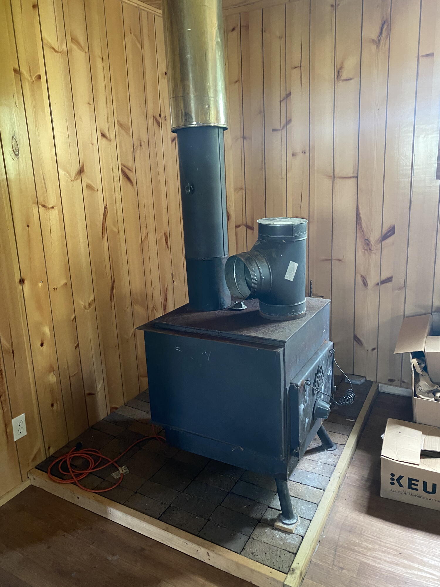 3486 West Forest Trail Road Manistee, MI 49660 - Photo 7 of 21 wood stove