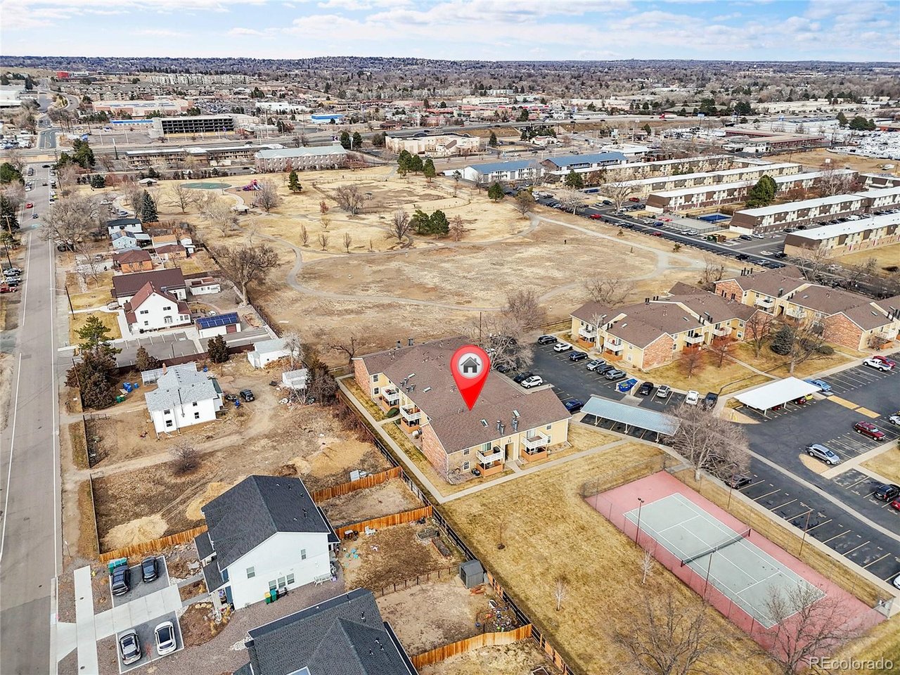 Undisclosed Address Wheat Ridge, CO 80033 - Photo 16 of 21 an aerial view of city