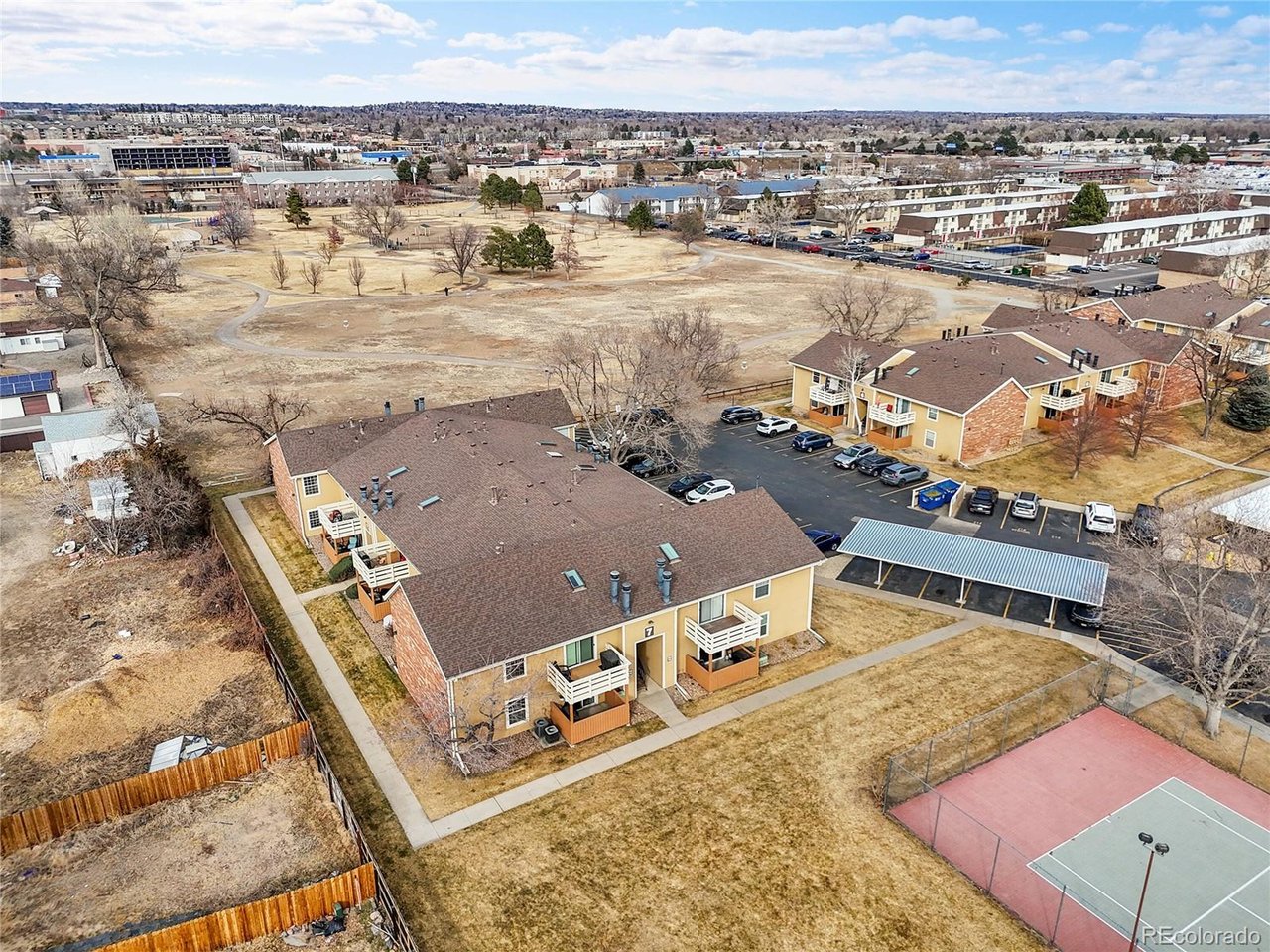 Undisclosed Address Wheat Ridge, CO 80033 - Photo 18 of 21 an aerial view of a house