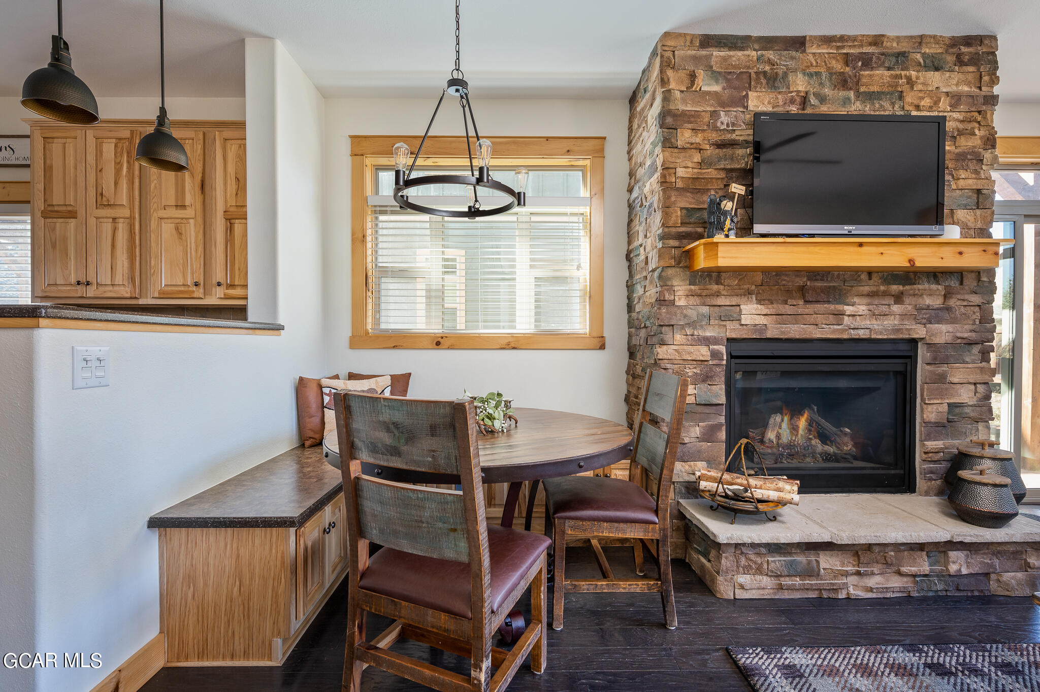 107 Edgewater Circle Granby, CO 80446 - Photo 12 of 51 a view of a livingroom with furniture and a fireplace