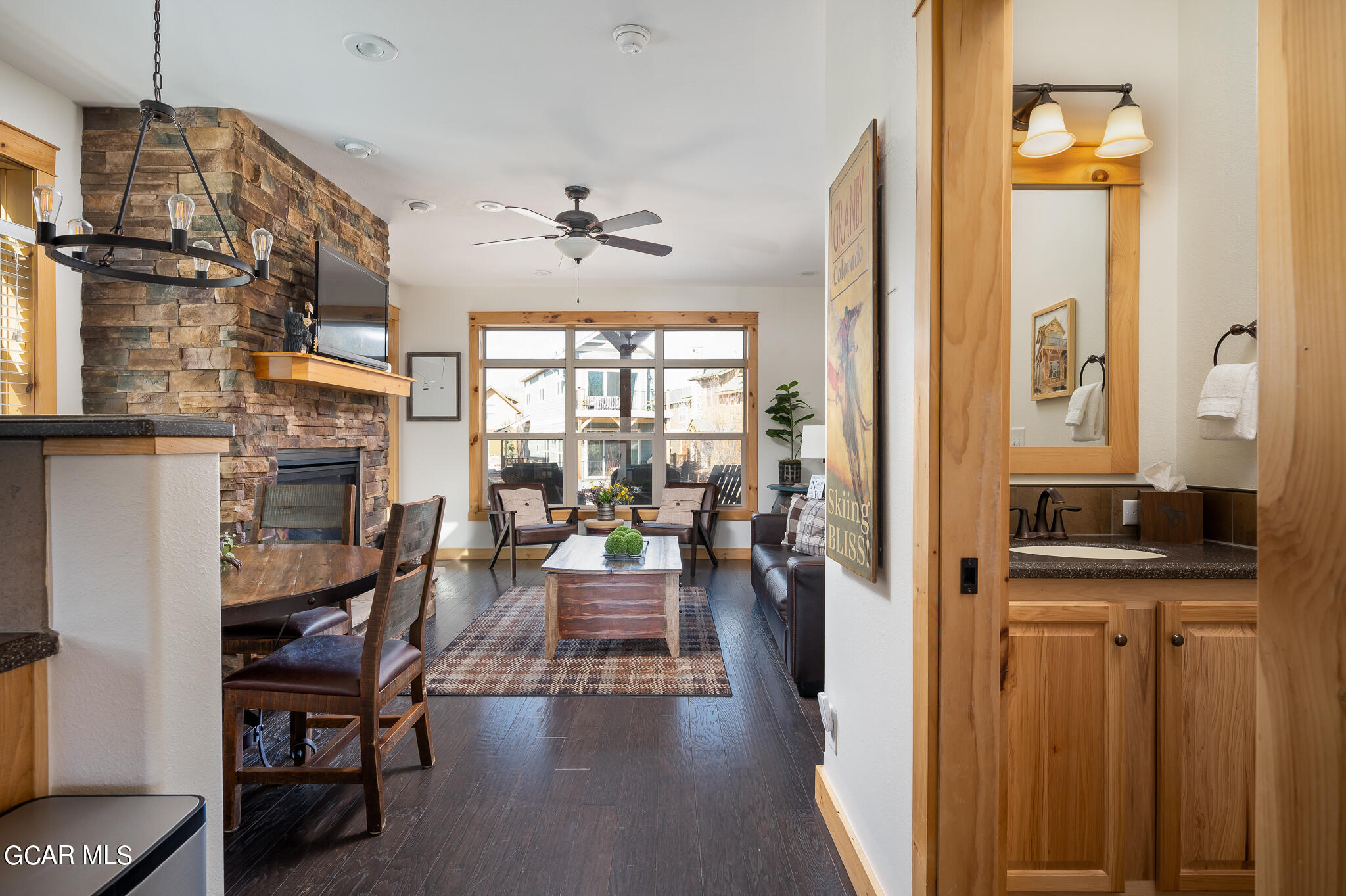 107 Edgewater Circle Granby, CO 80446 - Photo 10 of 51 a view of a living room and dining room