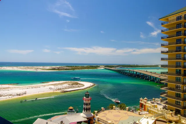 a view of a lake with a big yard