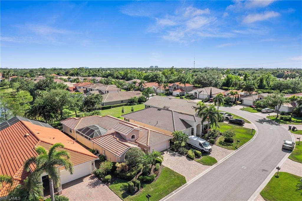 9079 Astonia Way Estero, FL 33967 - Photo 31 of 37 an aerial view of residential house with outdoor space