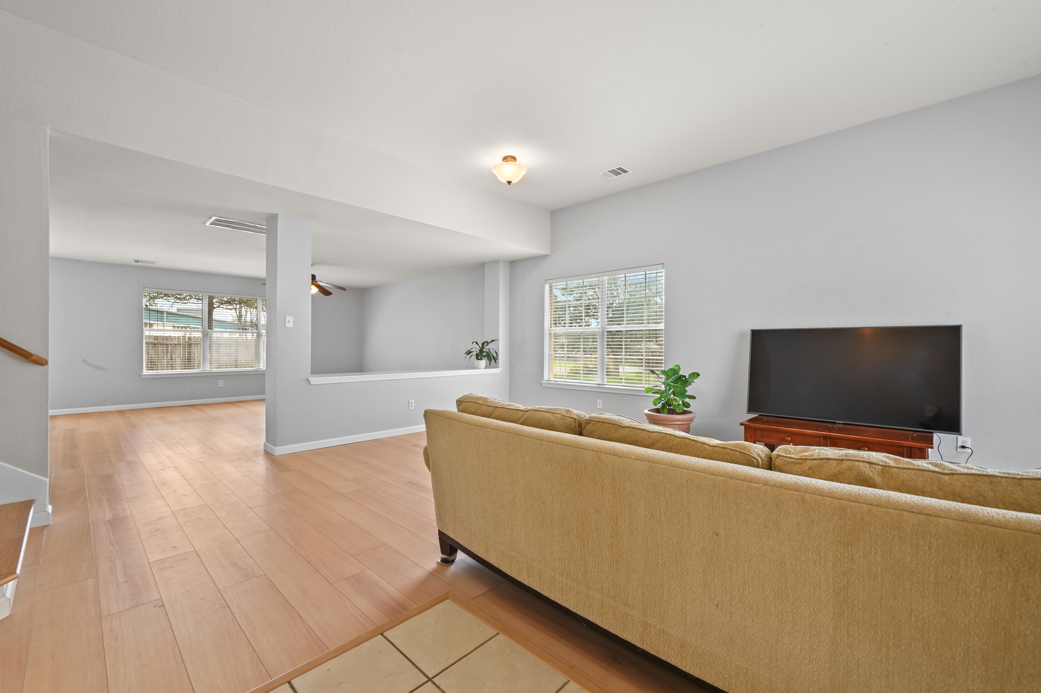 2700 Cradlerock Terrace Austin, TX 78748 - Photo 5 of 29 a living room with furniture and a flat screen tv