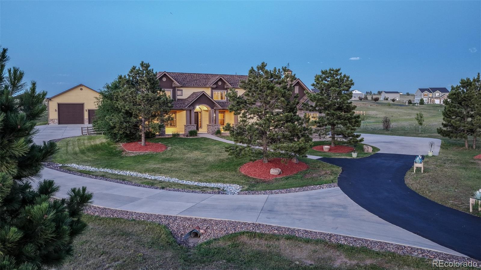 41865 East Muirfield Loop Elizabeth, CO 80107 - Photo 2 of 50 a view of a backyard
