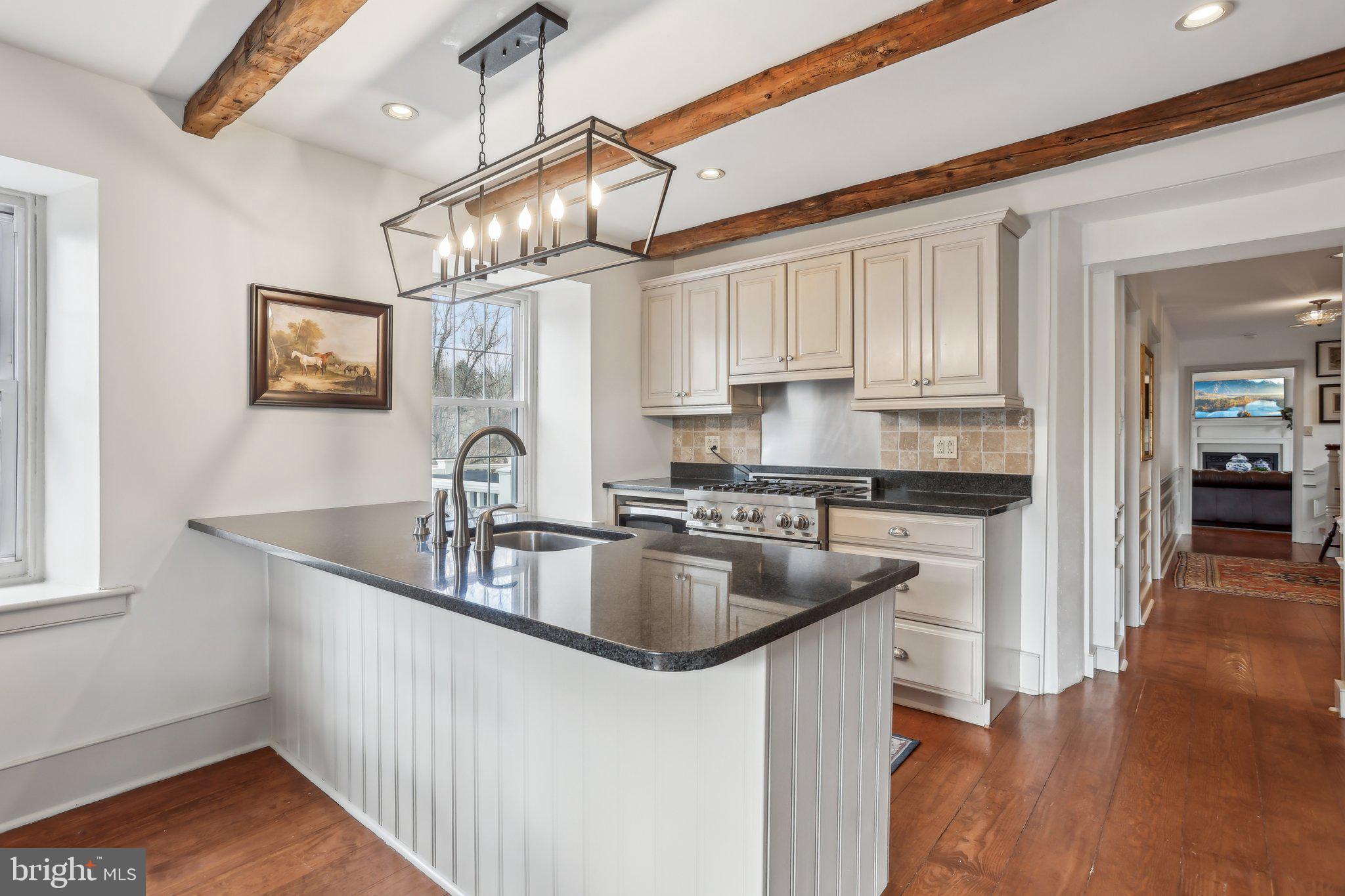 1660 St Peters Road Pottstown, PA 19465 - Photo 8 of 80 a kitchen with kitchen island granite countertop a sink cabinets a counter top space and stainless steel appliances