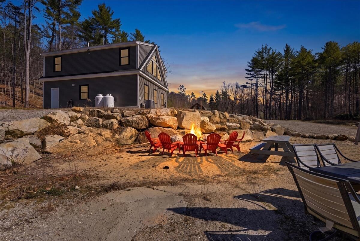 471 Bisbee Town Road Waterford, ME 04088 - Photo 17 of 79 17-exterior_firepit_twilight-1