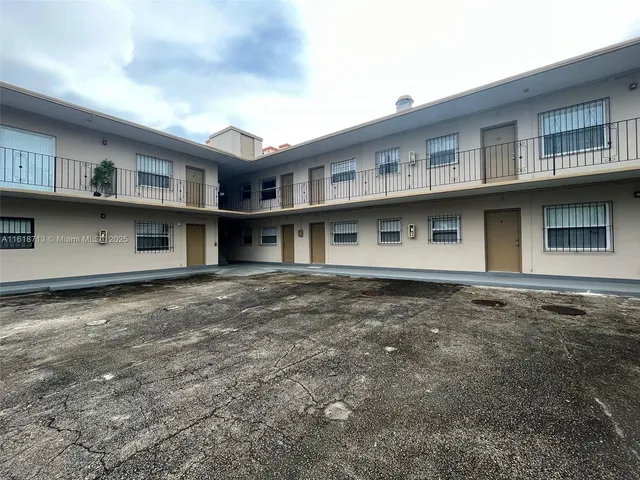 a large brick building with many windows