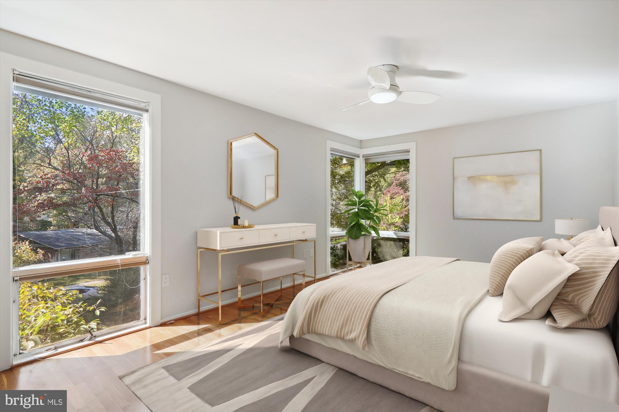 3913 Rickover Road Silver Spring, MD 20902 - Photo 14 of 43 Primary bedroom with tree view