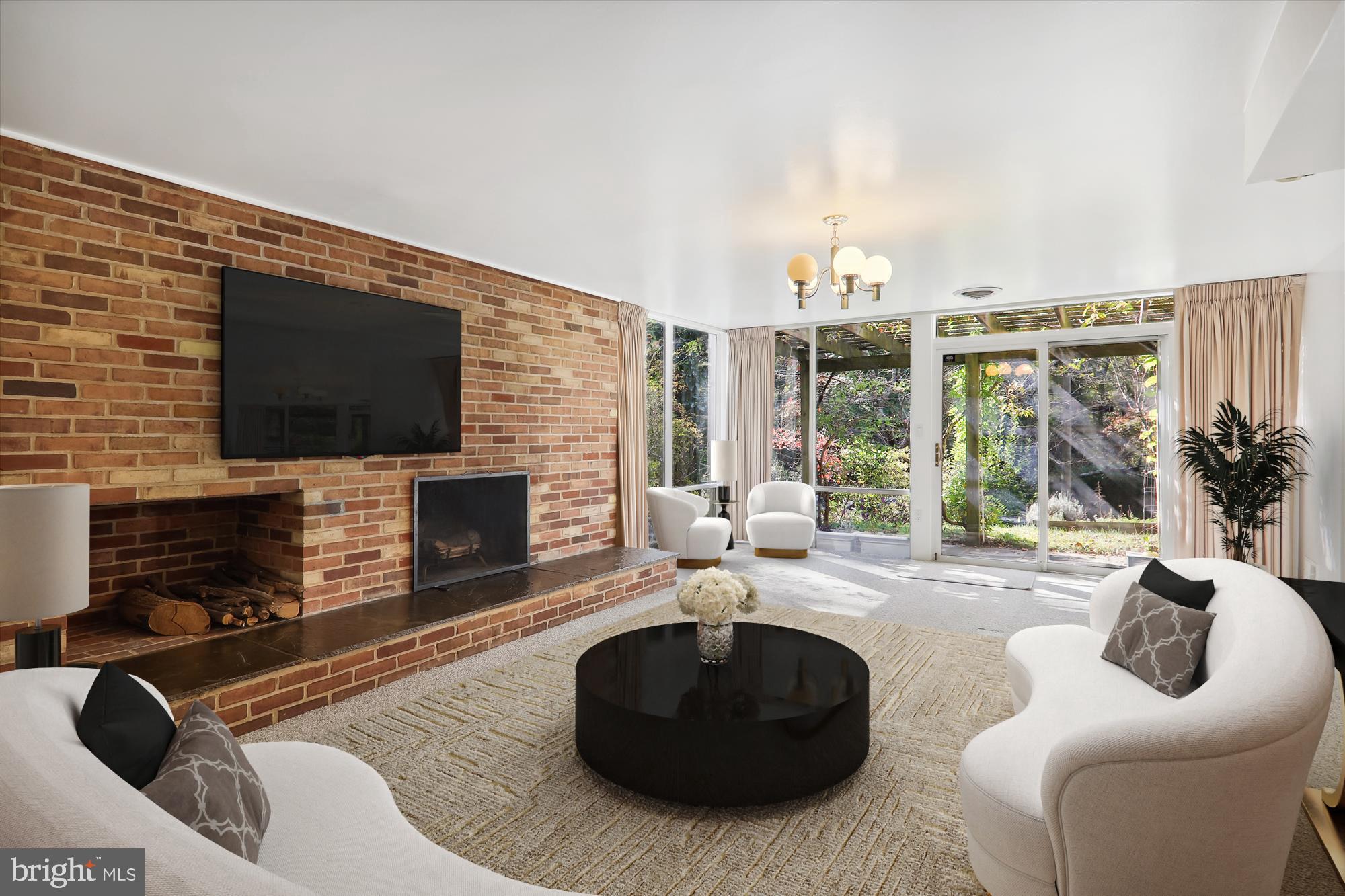 3913 Rickover Road Silver Spring, MD 20902 - Photo 23 of 43 Large family room with wood burning fireplace