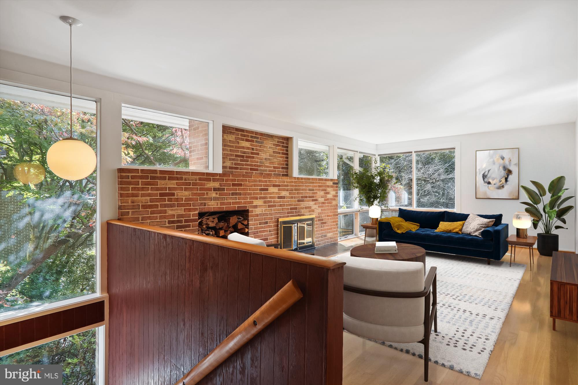 3913 Rickover Road Silver Spring, MD 20902 - Photo 6 of 43 Spacious and airy living room with treetop view