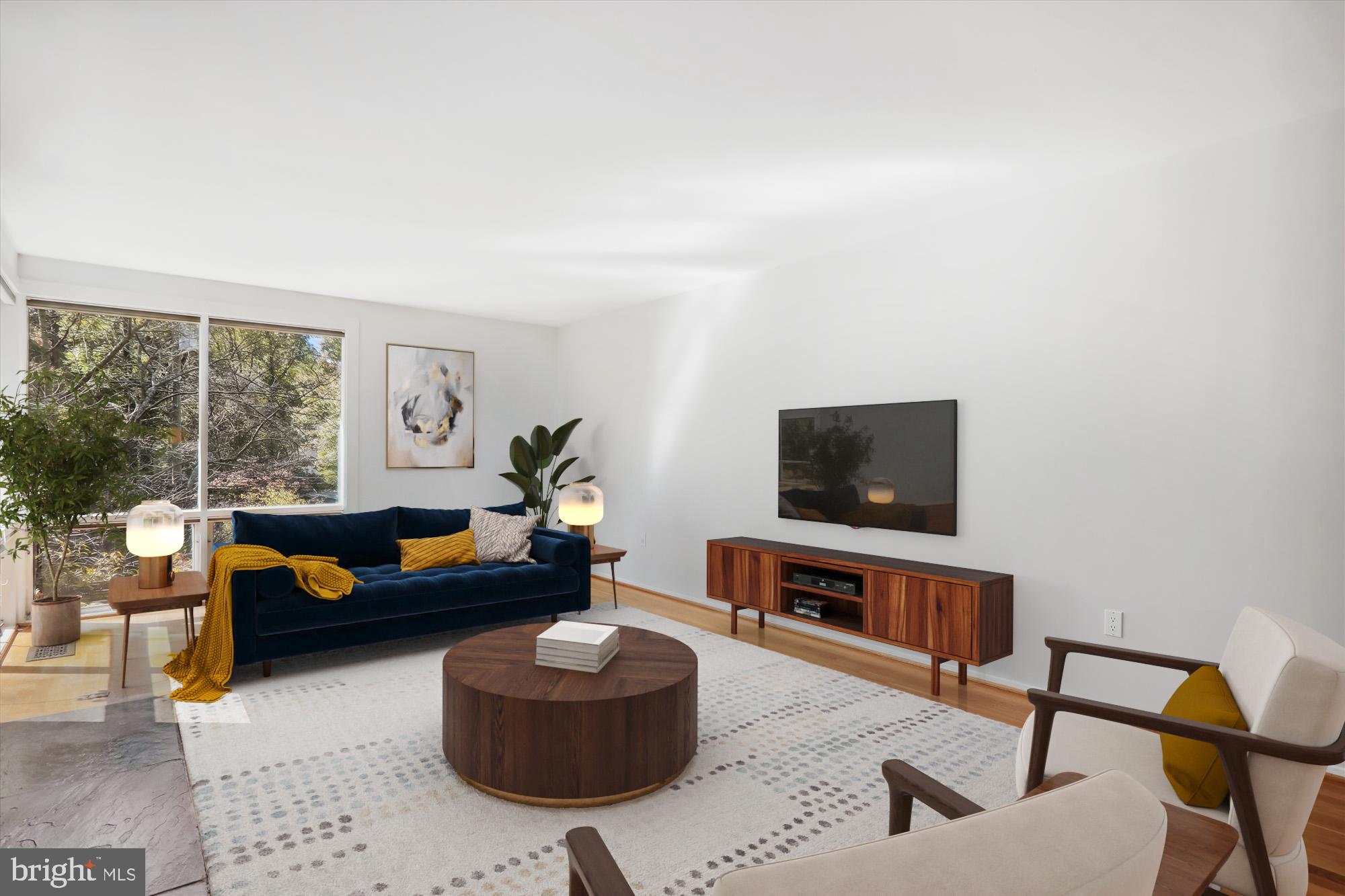 3913 Rickover Road Silver Spring, MD 20902 - Photo 7 of 43 Living room with woodburning fireplace