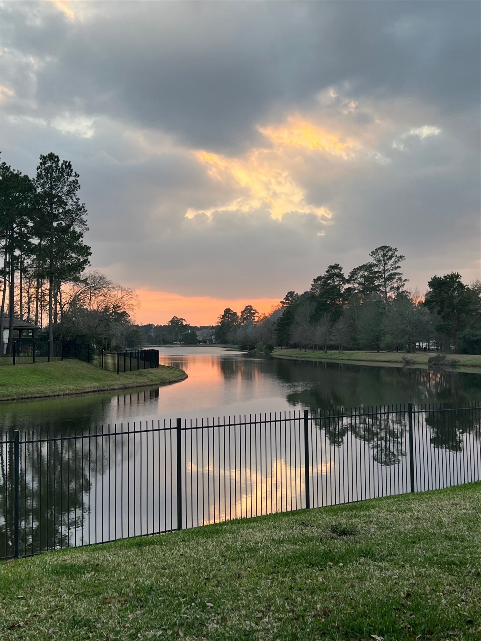 50 Cove View Trail Court Spring, TX 77389 - Photo 14 of 15 a view of a lake with a garden