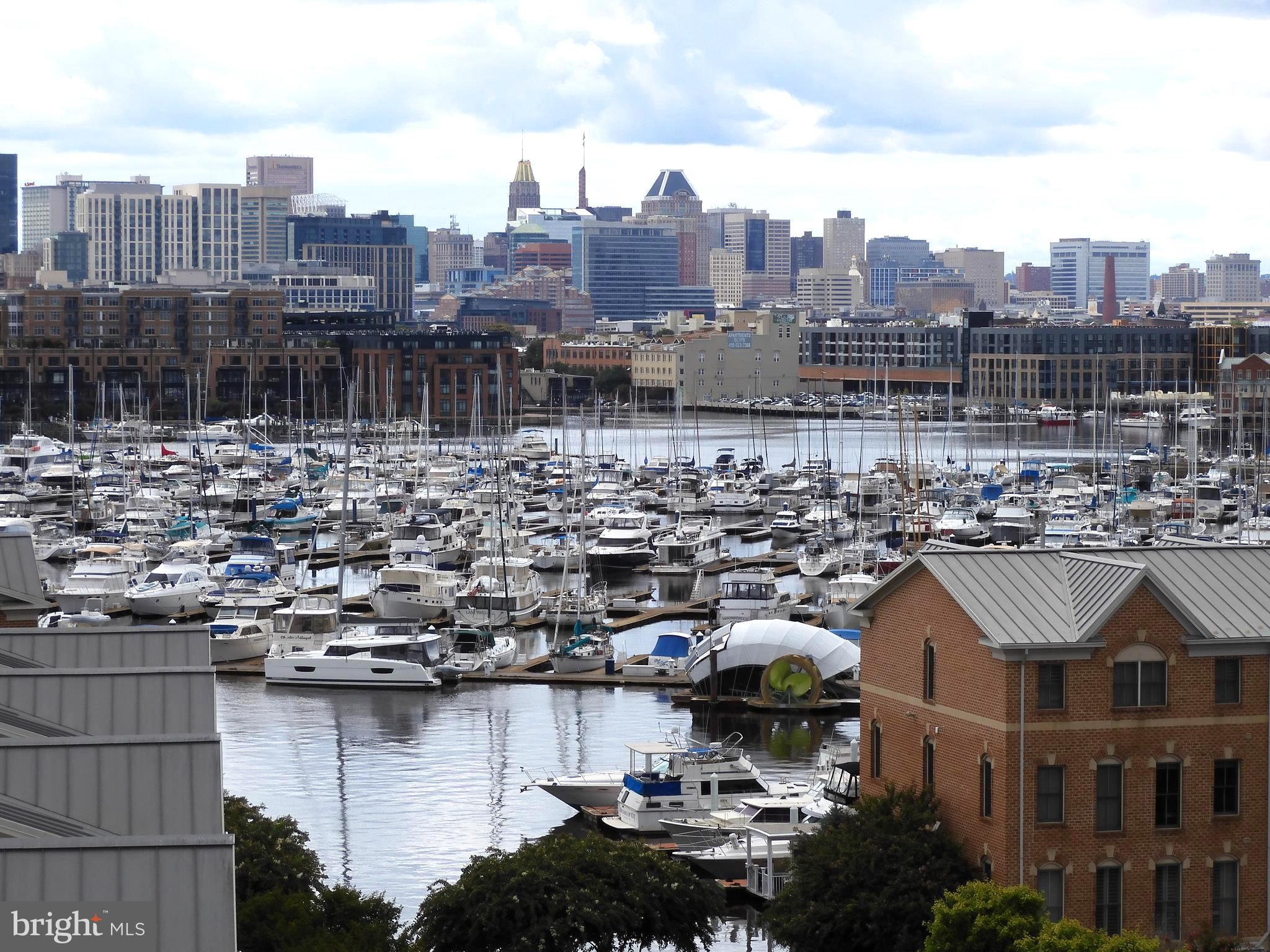 2702 Lighthouse Point East, Unit 612 Baltimore, MD 21224 - Photo 22 of 30 view from balcony