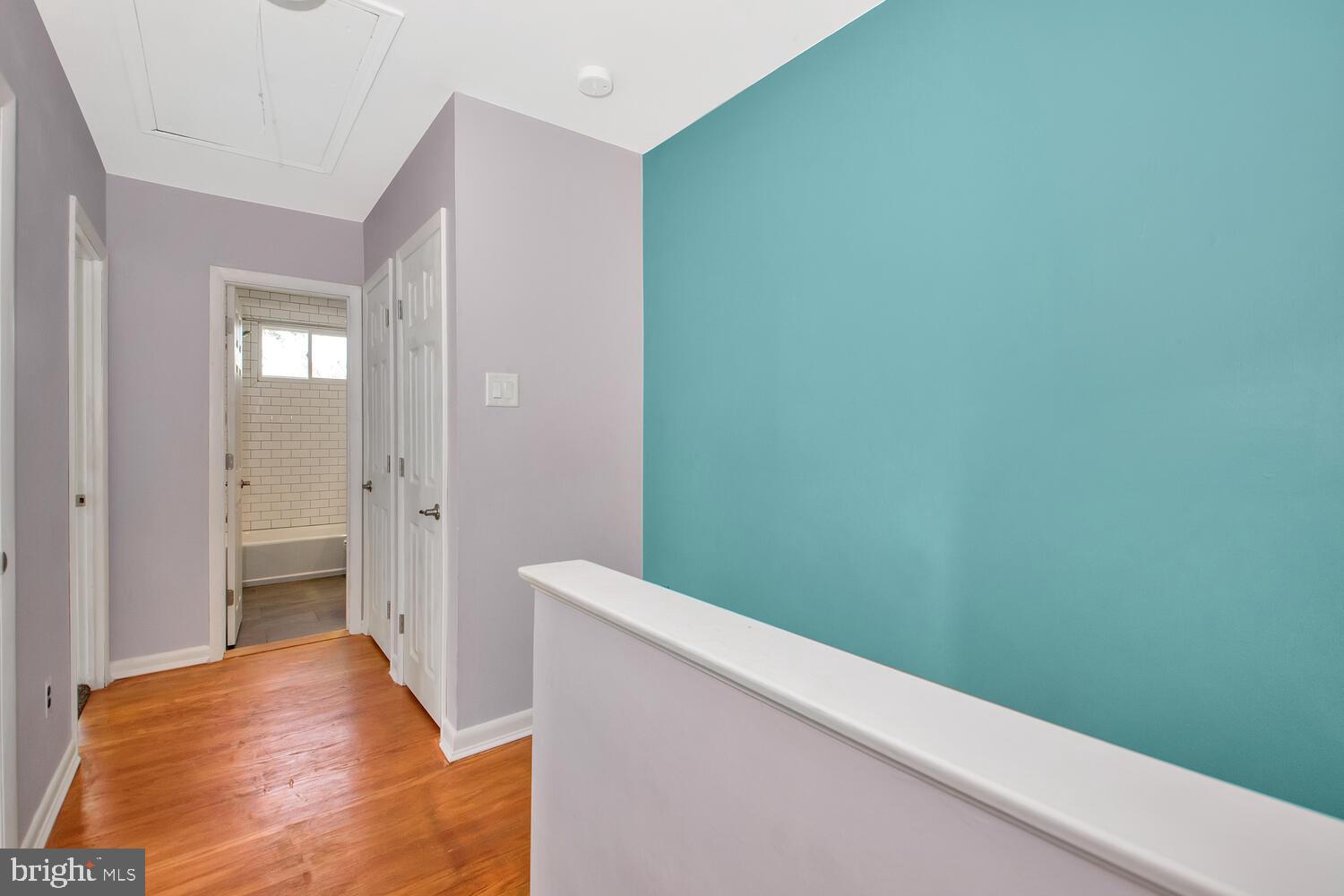 1466 Bluejay Road Abington, PA 19001 - Photo 13 of 20 a view of hallway with closet and wooden floor