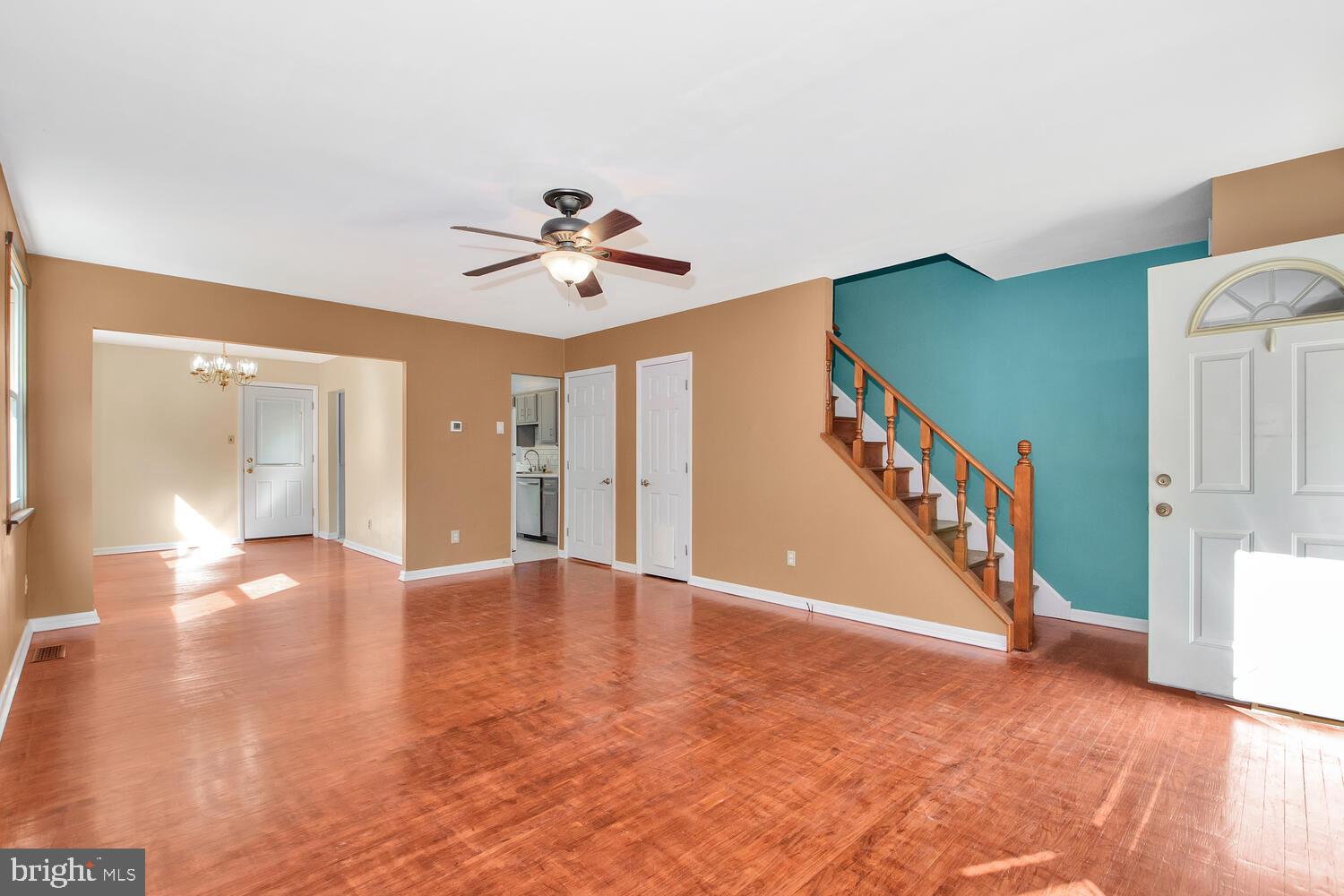 1466 Bluejay Road Abington, PA 19001 - Photo 4 of 20 a view of an empty room with window and stairs