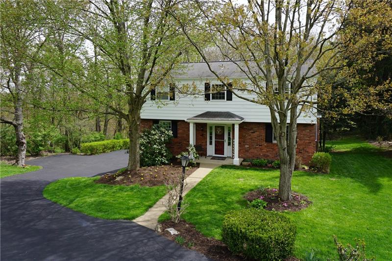 4137 Ewalt Road Gibsonia, PA 15044 - Photo 2 of 25 Long private driveway with parking for 7. Look at that charming and private setting. Can't be found in Gibsonia! Rare find.